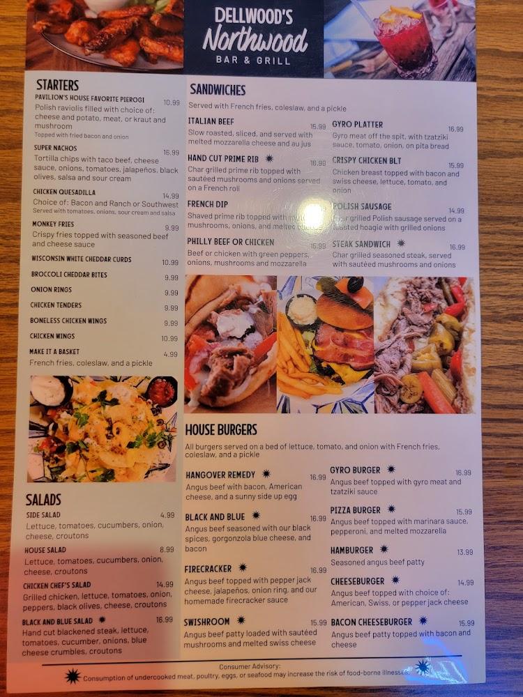 Dellwood Pavilion Menu image 2